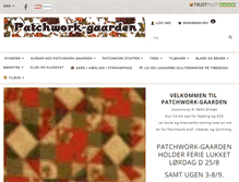 Tablet Screenshot of patchwork-gaarden.dk